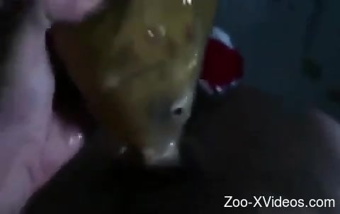 480px x 302px - Dead fish getting power-fucked in a POV zoo movie