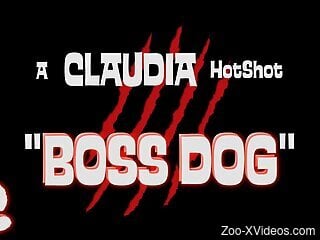 Slender babe with pierced cunt gets dog fucked in rough scenes